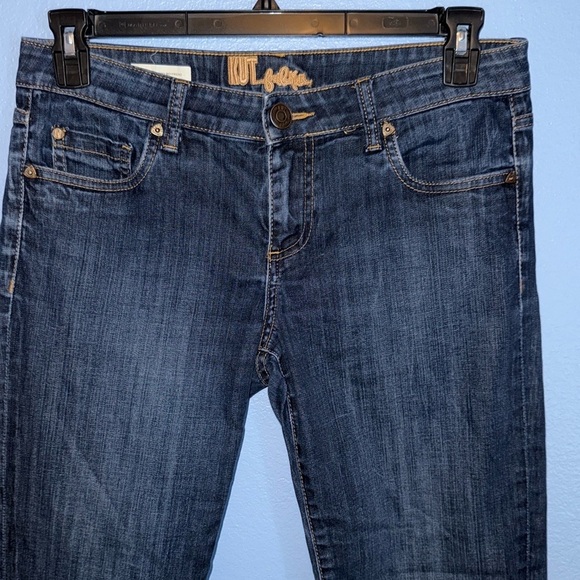 Kut From the Kloth Bardot Boyfriend Skinny Dark Blue Jeans. B2 - Picture 2 of 8